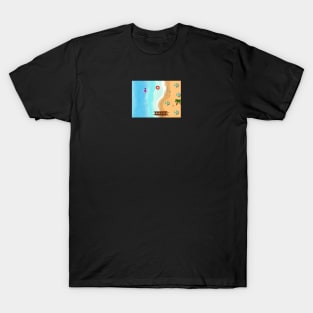 relaxing on the beach T-Shirt